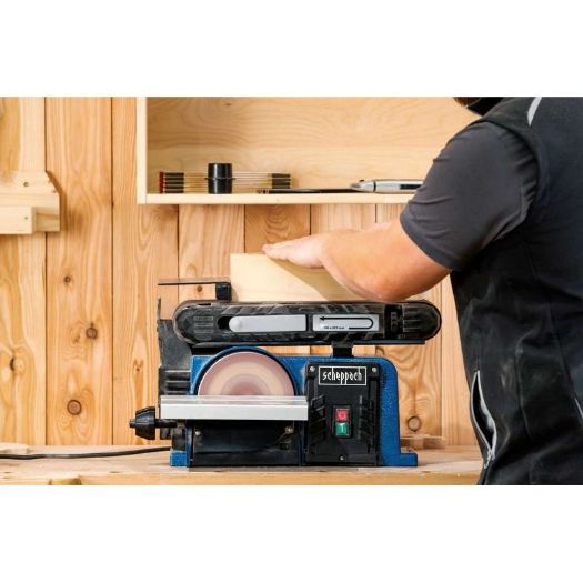 Tračna i disk brusilica BTS900, 6-dijelni set za brušenje, 370 W, 230 V