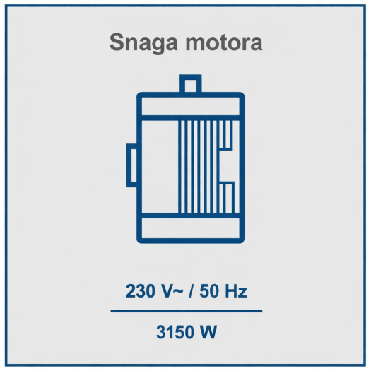 Vertikalni cjepač drva, 230 V, 7,95 t