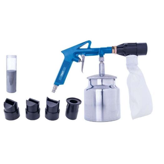 Pneumatski pištolj za pjeskarenje s priborom