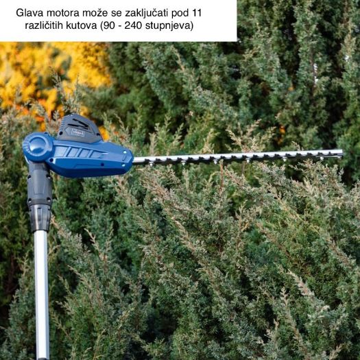 Akumulatorske teleskopske škare za živicu s 11 kutova rezanja C-PHS410-X, 20V