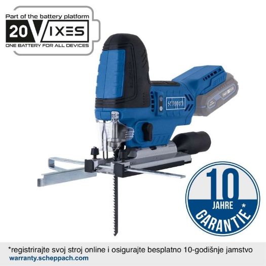 Akumulatorska ubodna pila BC-JS254-X, prikaz alata s bočne strane