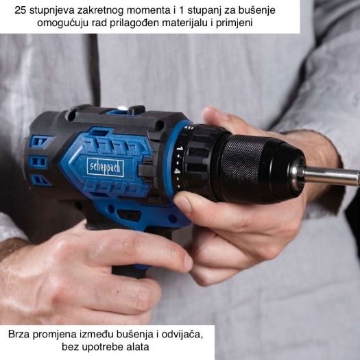 Akumulatorska bušilica/odvijač BC-DD60-X