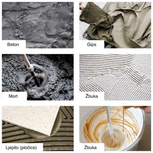 Električna miješalica boje i morta PM1200, 1200 W