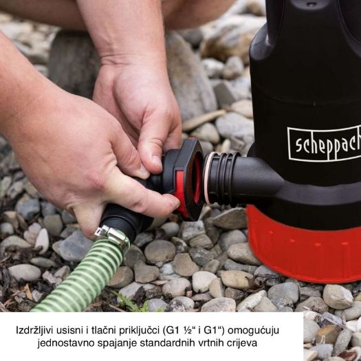 Električna potopna pumpa DWP750, 750 W, 20000 L/h, 0,8 bara