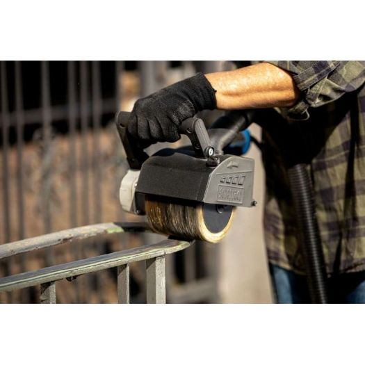 Metalna žičana četka, bočni prikaz radne širine 100 mm