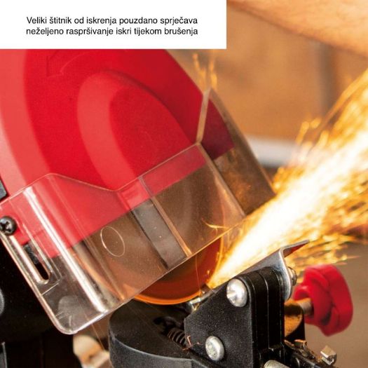 KS1200,Oštrač lanca 200 W, 100 × 3.2 mm, 7500 o/min