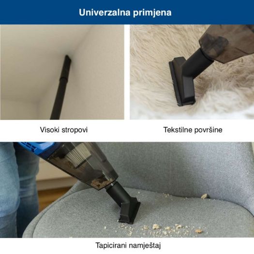 C-HVC150-X Aku ručni usisavač, 20 V, 0,56 L