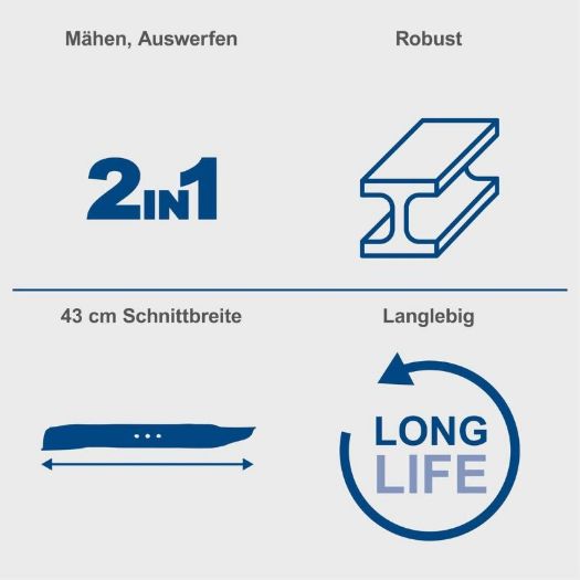 Oštrica za kosilicu 430 mm