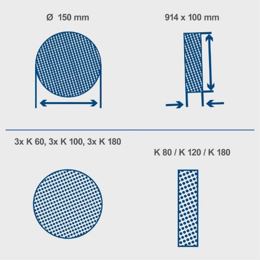 12-dijelni set za brušenje