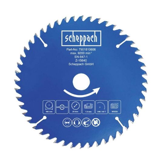 List kružne pile O 165 x 20 x 1 x 1,6 mm, Z 48