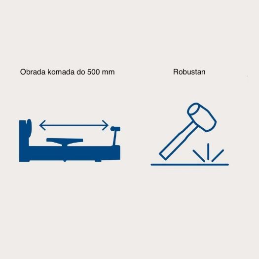 Tokarski stroj za drvo DM500T, 400 W