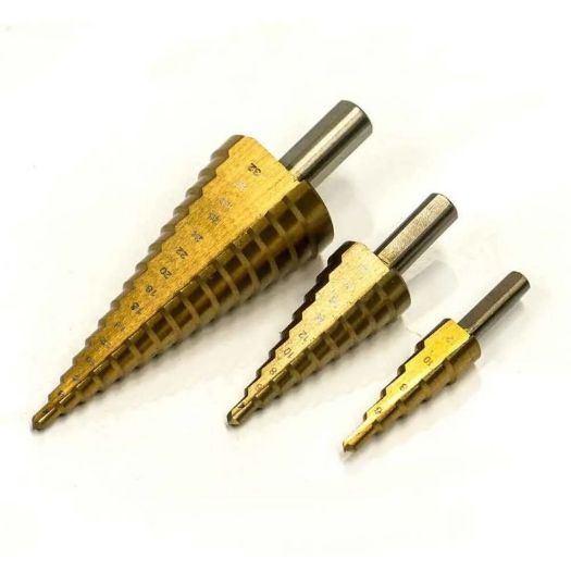 Stepenasto svrdlo 3-djelni set