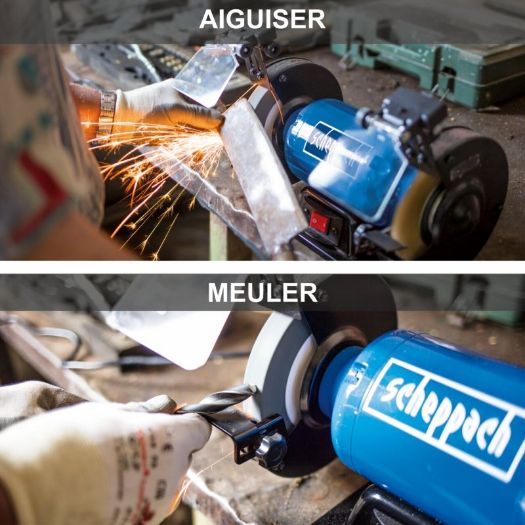 Dvostruka stolna brusilica SM150L, 400 W, Ø 150 mm