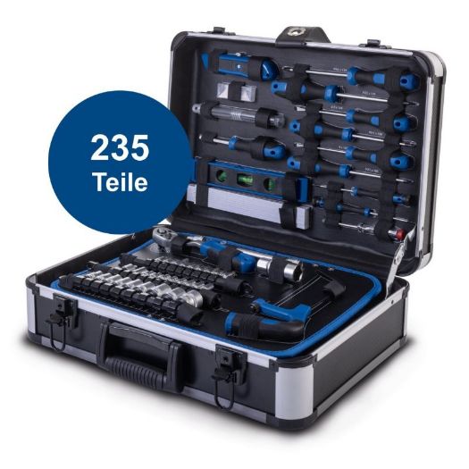 Kofer s alatom TB220, 235-dijelni, aluminijski