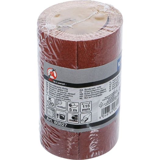 Brusni papir u roli | 115 mm × 5 m | granulacija 120