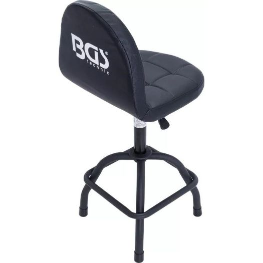 Radionička okretna stolica s naslonom | podesiva visina