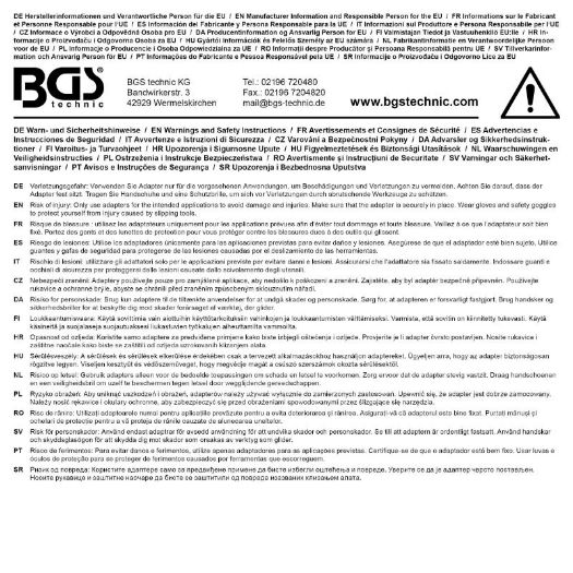 Set adaptera za bušilicu | vanjski šesterokutni prihvat 6,3 mm (1/4") | 6,3 mm (1/4"), 10 mm