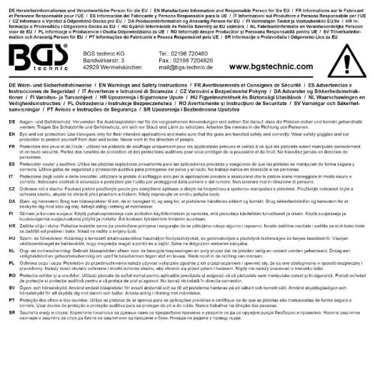 Pištolj za ispuhivanje zraka s četkom, 310 mm, 1/4", 8 bar