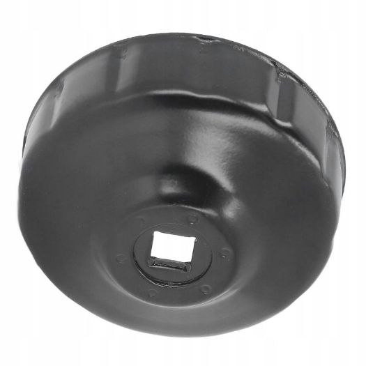 Ključ za filter ulja 76 mm, 12-kt, pogon 3/8" (10 mm), crni