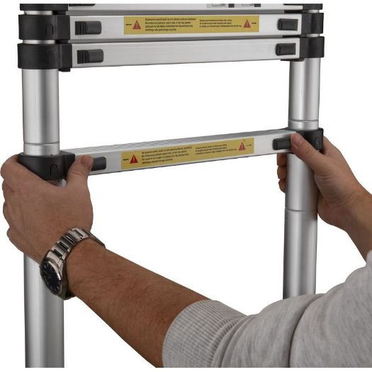 Aluminijske teleskopske ljestve 4,4 m 150 kg