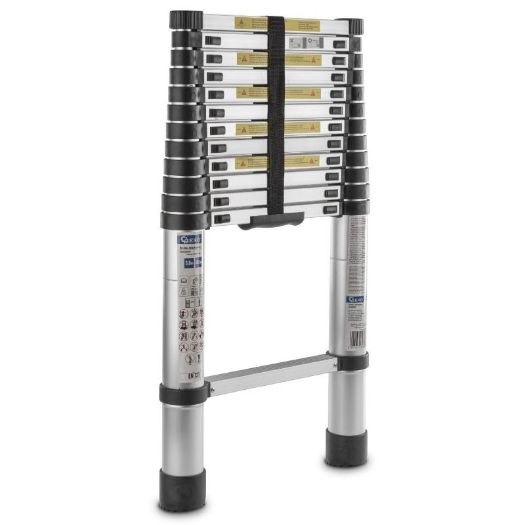 Aluminijske teleskopske ljestve 3,8 m 150 kg