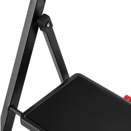 Sklopive kućne ljestve, 4 stepenice, crne