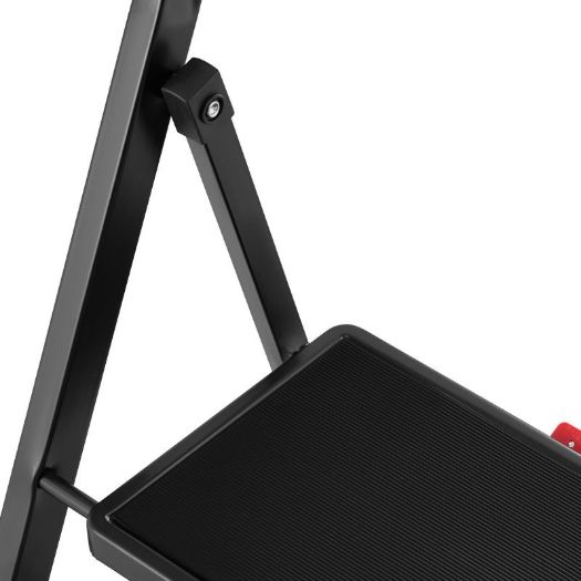 Sklopive kućne ljestve, 3 stepenice, crne