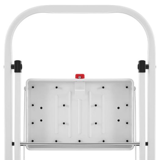 Sklopive kućne ljestve, 2 stepenice, bijele