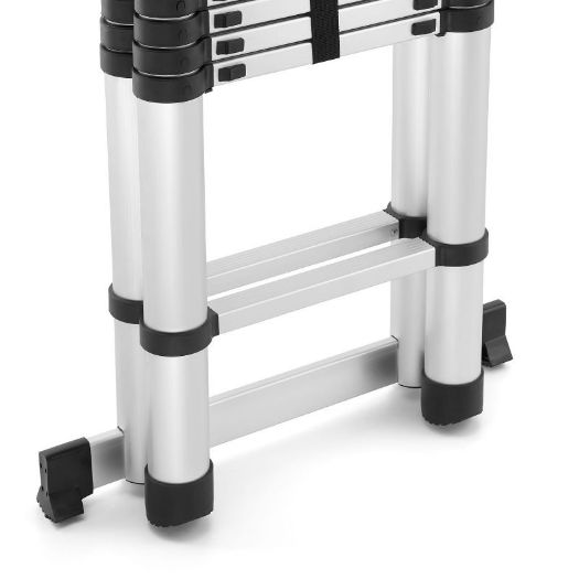 Dvostrane teleskopske aluminijske ljestve od 380 cm