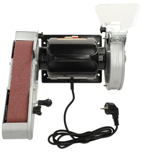 Stolna tračna brusilica s diskom 200W,150x20mm s trakom