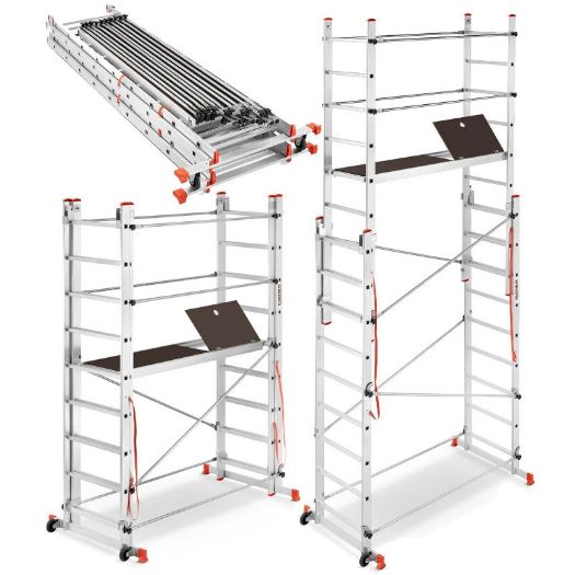 Sklopiva aluminijska mobilna skela 2x7