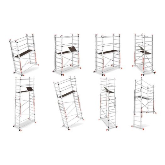 Sklopiva aluminijska mobilna skela 2x7