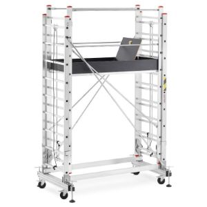 Aluminijska mobilna skela s platformom 5,13 m, 2x9