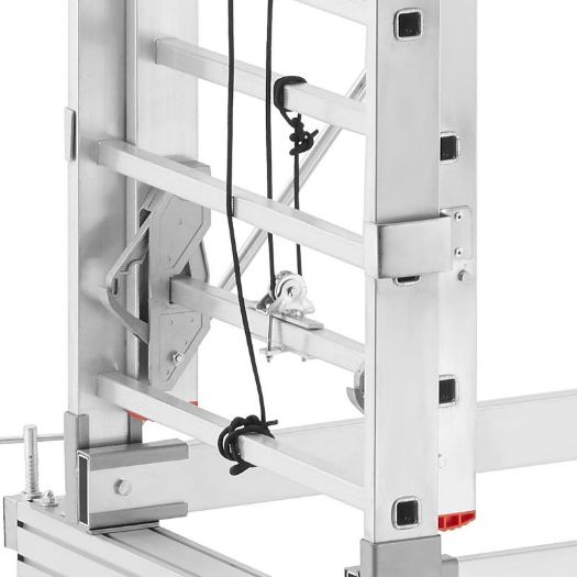 Aluminijska mobilna skela s platformom 5,13 m, 2x9