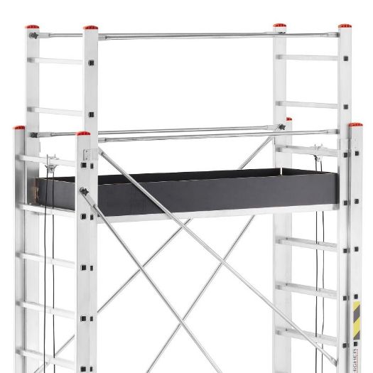 Aluminijska mobilna skela s platformom 5,13 m, 2x9