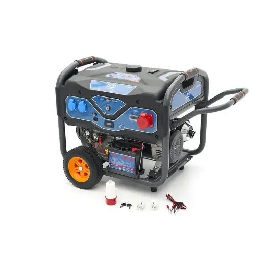 Generator električne snage od 8000 W s benzinskim motorom, 230V, 12V