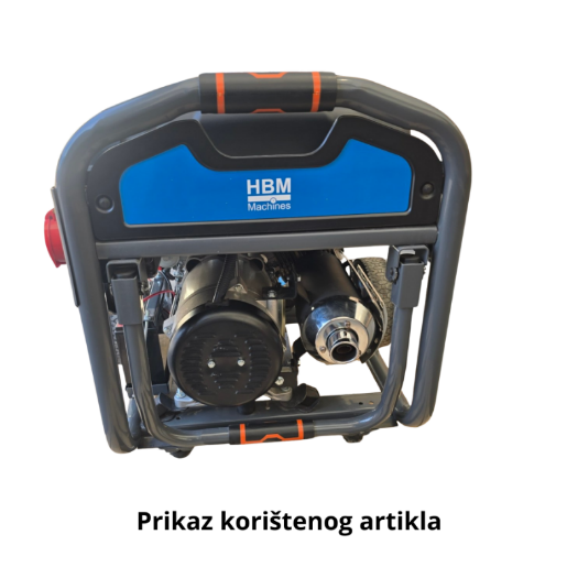 Generator električne snage od 8000 W s benzinskim motorom, 230V, 12V