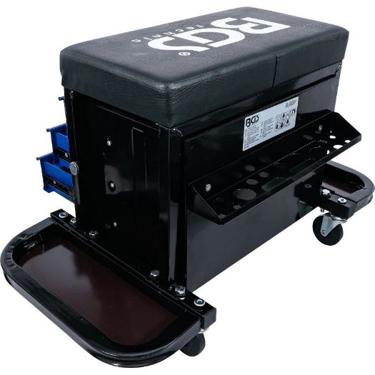 Radionička ležaljka za mehaničare | s 3 ladice