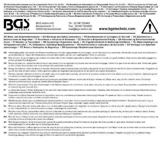 Set račvasto-okastih čegrtaljkastih ključeva s fleksibilnom glavom | 8 - 19 mm | 12 kom