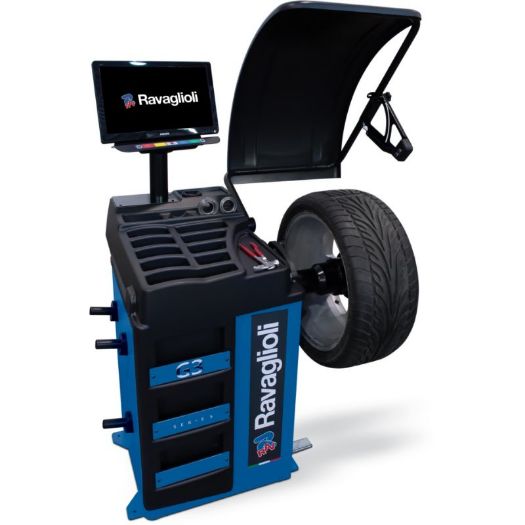 Poluautomatska balansirka kotača G3.150WS, 10 – 26”, 240 V