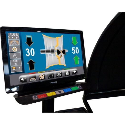 Poluautomatska balansirka kotača GP3.150WS, 10 - 26”, 240V