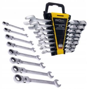 Viljuškasto-okasti ključevi, set 8 dijelova