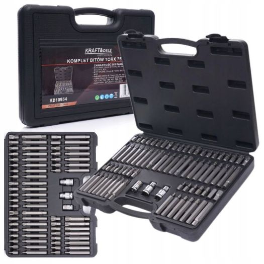 TORX bitovi, set 75 dijelova
