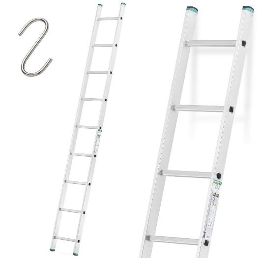 Jednodijelne ljestve, 1×9 / dužina: 2,56 m