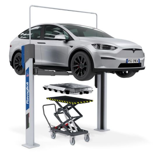 Elektromehanička dvostupna dizalica 3,5 T, 400V, KPX35EV,  za EV vozila