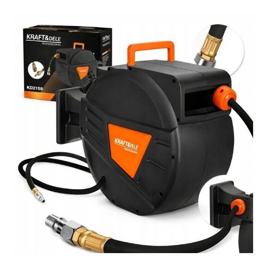 Pneumatsko crijevo na kolutu 15 m + 1,5 m, 1/4"