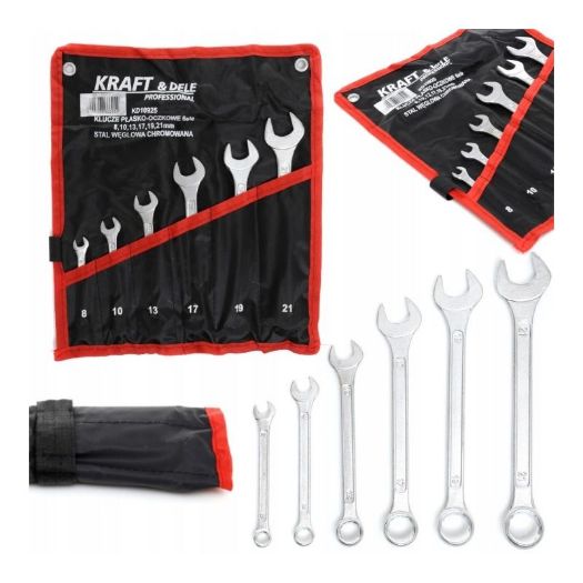 Set kombiniranih ključeva 6 kom