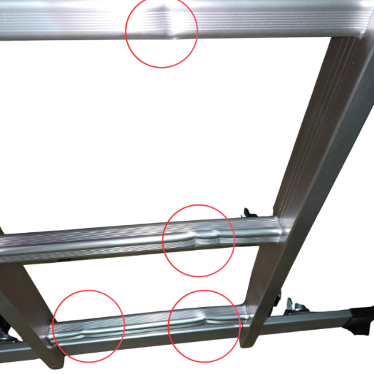 Aluminijska skela- ljestve 2x8 gazišta