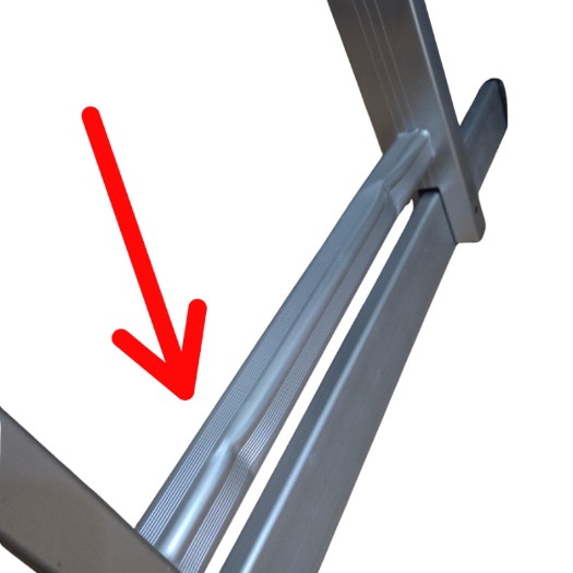 Aluminijska skela- ljestve 2x8 gazišta