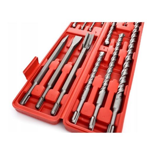 Set SDS Plus svrdla i dlijeta, 12-dijelni